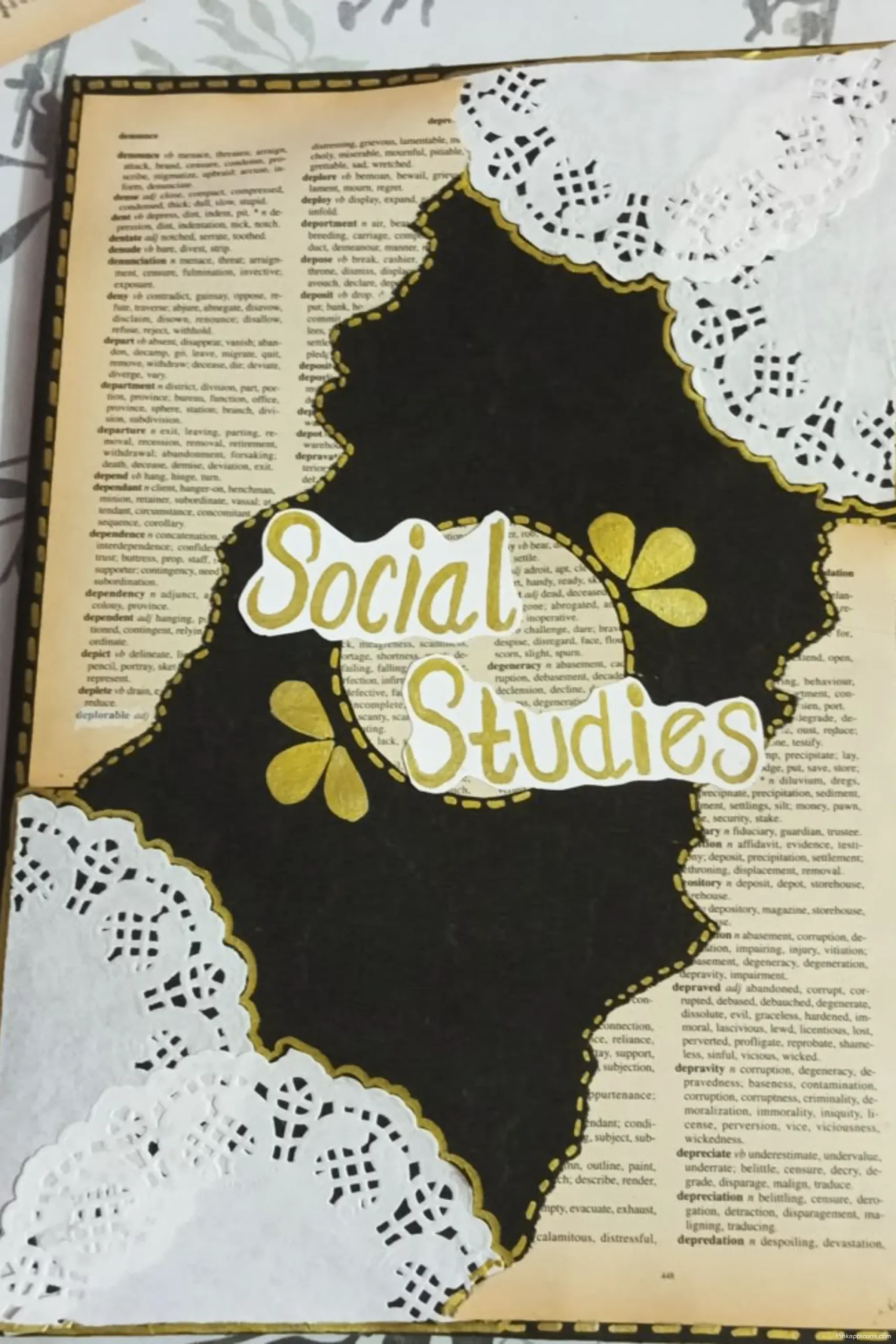 Vintage Dictionary Page School Project Front Page Design Sample Social Studies Ideas scaled Vintage Dictionary Page School Project Front Page Design Sample Social Studies Ideas