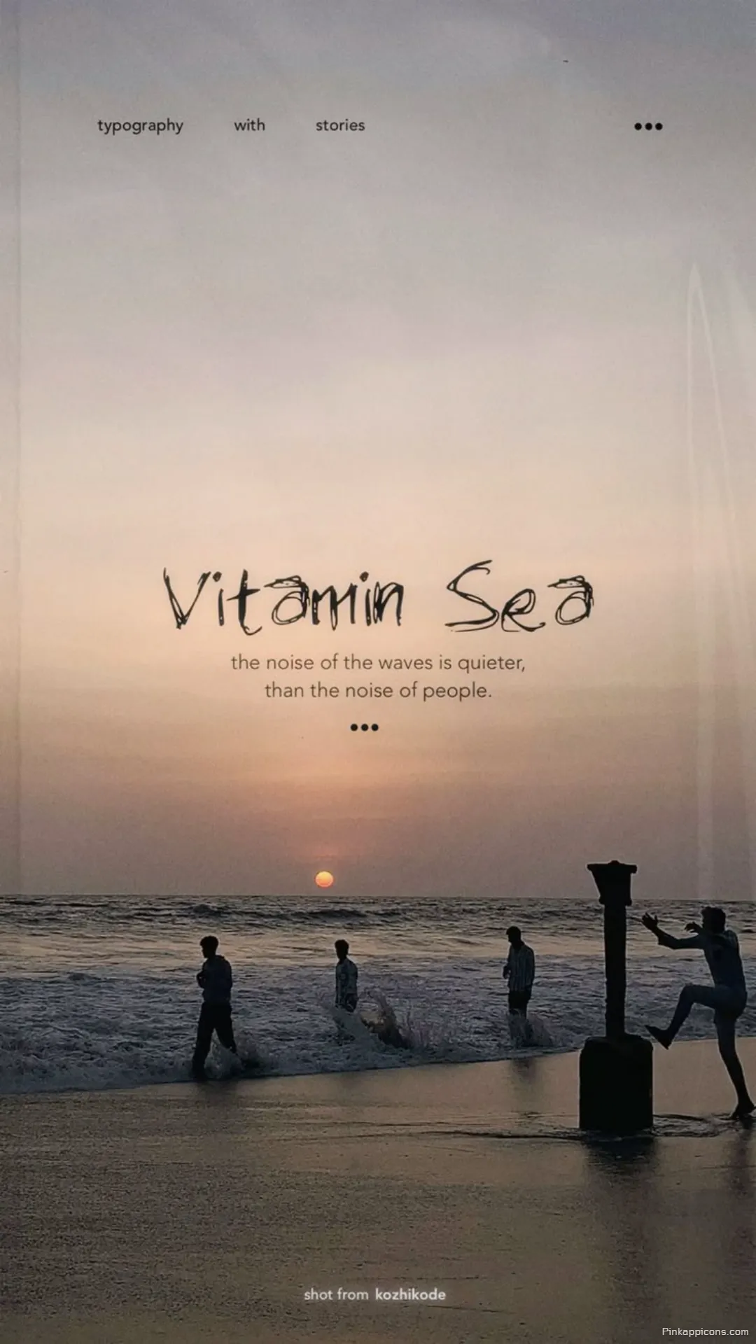 Vitamin Sea Quote Sunset Aesthetic Beach Story Ideas for Instagram Vitamin Sea Quote & Sunset Aesthetic Beach Story Ideas for Instagram.