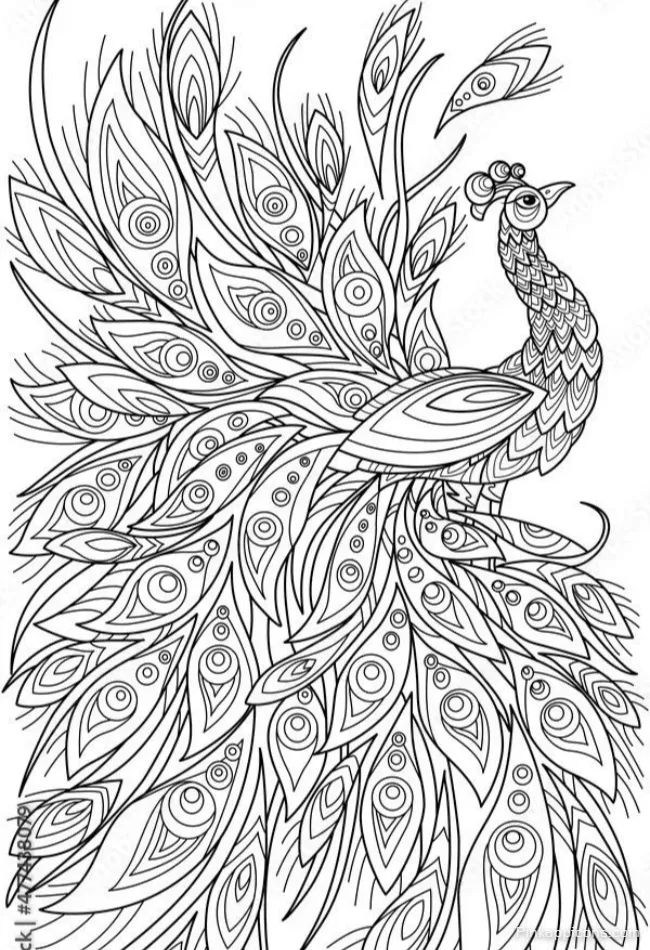 Zentangle Peacock Drawing with Intricate Feathers An Abstract Coloring DRAWING IDEAS Zentangle Peacock Drawing with Intricate Feathers An Abstract Coloring DRAWING IDEAS