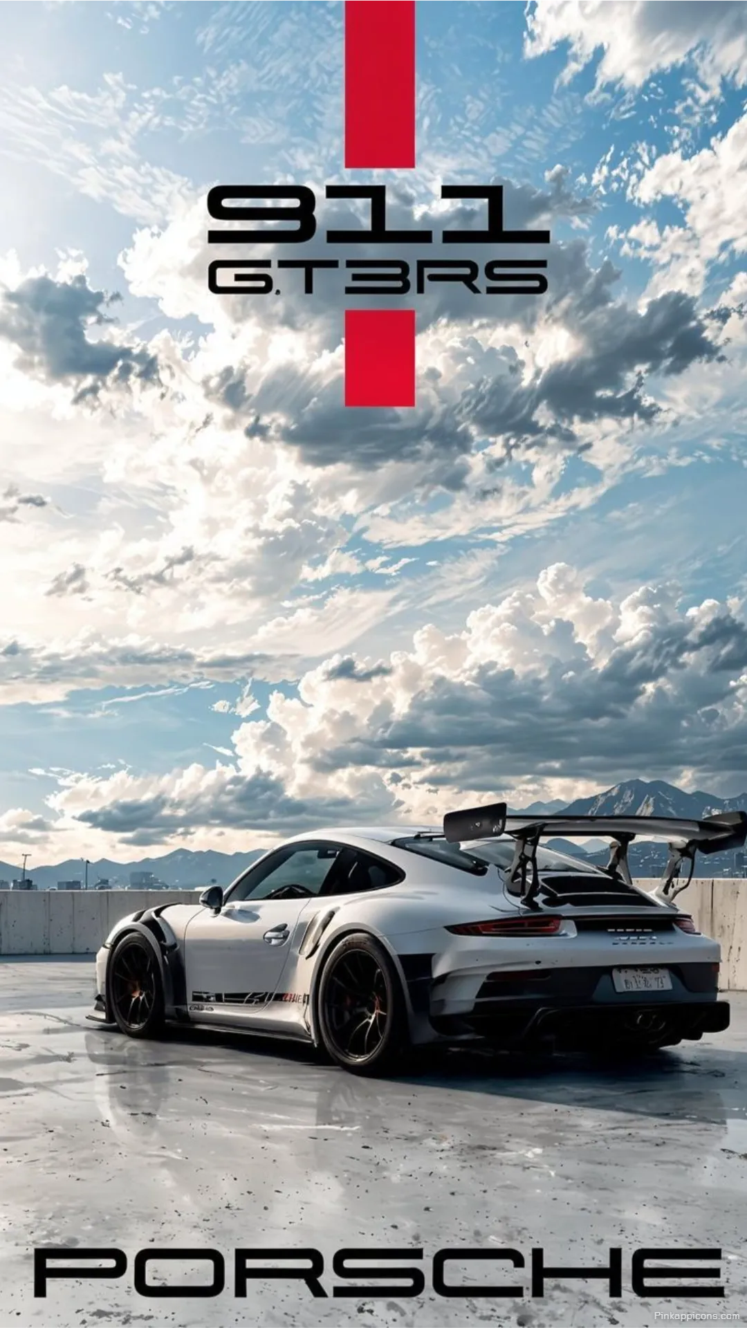 he Impressive Rear View of the Porsche 911 GT3 RS An Epic Porche Wallpaper for Mobile he Impressive Rear View of the Porsche 911 GT3 RS An Epic Porche Wallpaper for Mobile