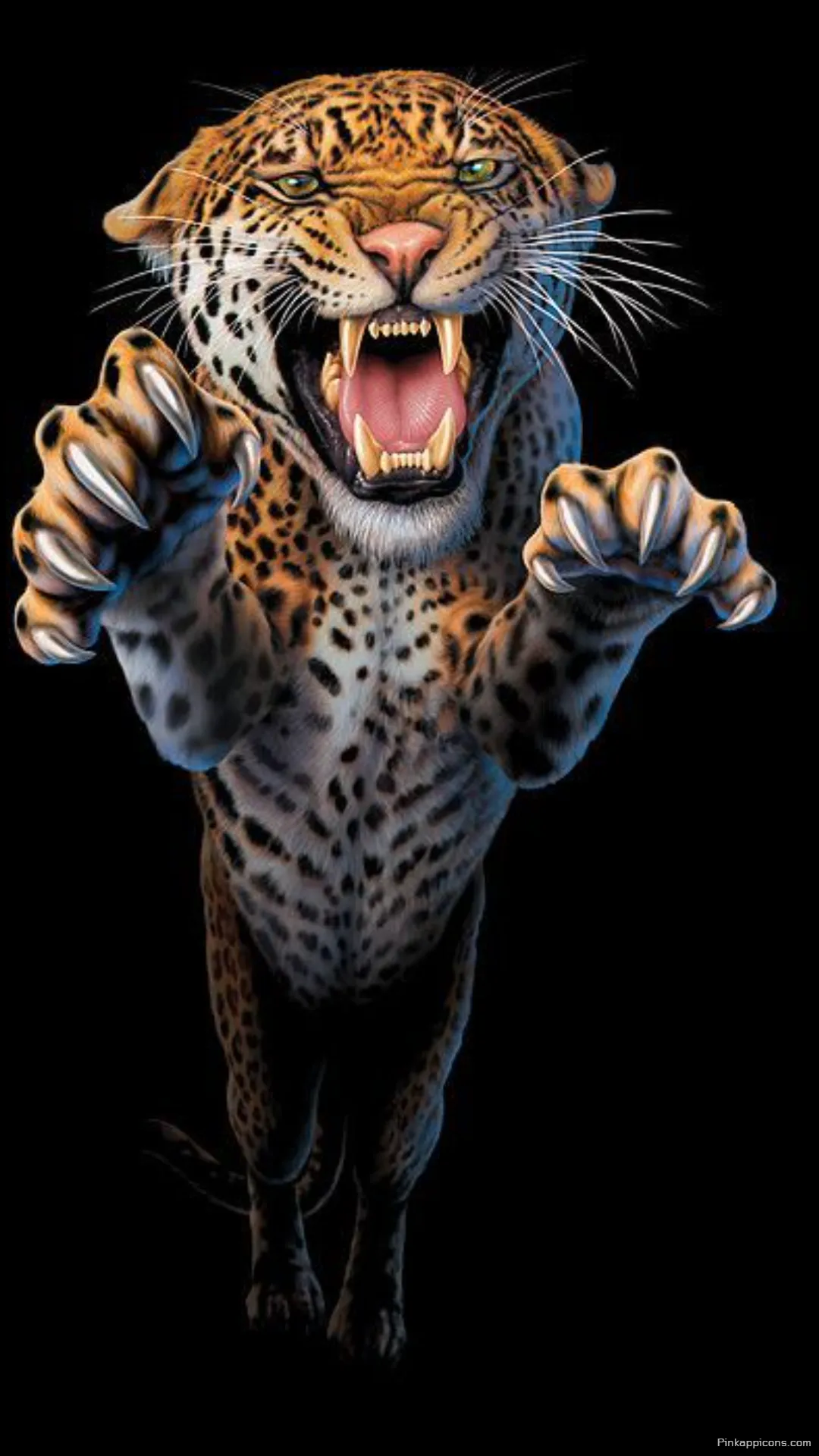 Adorn your screen with this intense big cat a striking attacking cheetah wallpaper highlighting its formidable presence for phones Adorn your screen with this intense big cat a striking attacking cheetah wallpaper, highlighting its formidable presence for phones