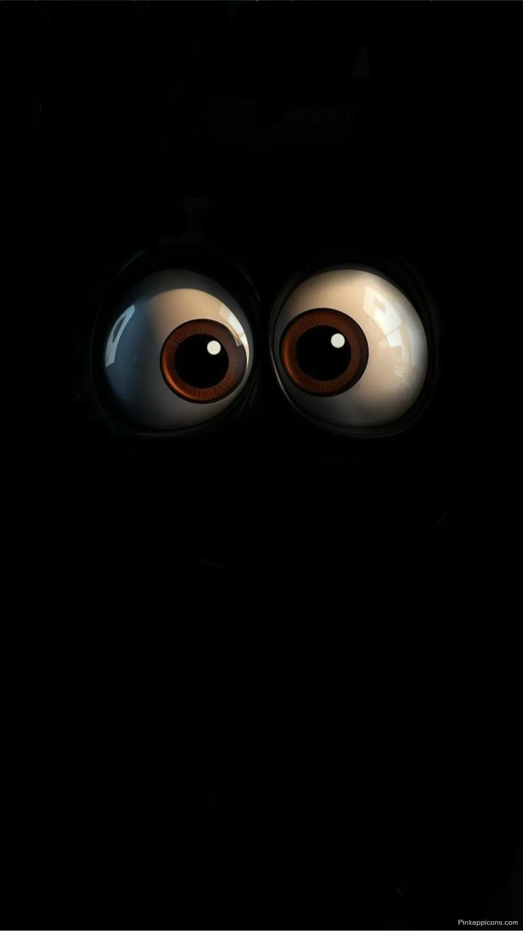 Big expressive cartoon eyes on a dark background A curious eye wallpaper 4K for your phone Big expressive cartoon eyes on a dark background A curious eye wallpaper 4K for your phone.