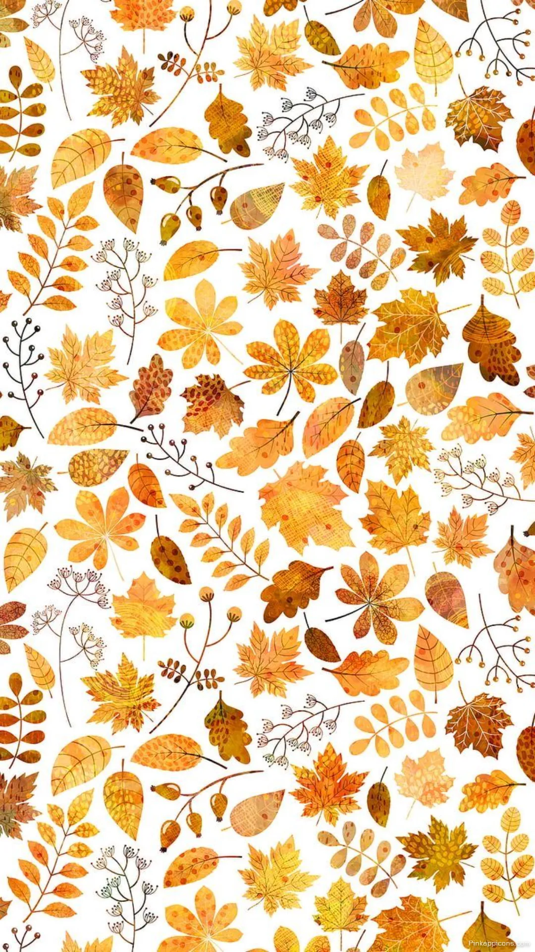 Crisp Clean Autumn Wallpaper Design with Diverse Leaves and Branches Perfect for Your Phone Crisp & Clean Autumn Wallpaper Design with Diverse Leaves and Branches, Perfect for Your Phone