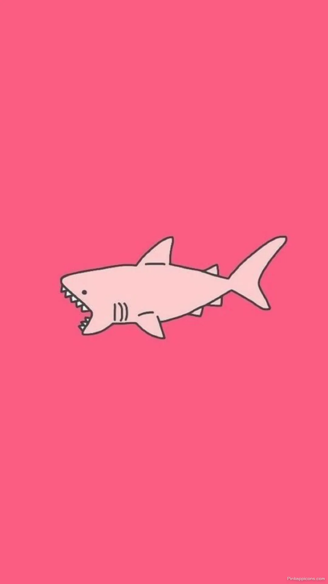 Cute Pink Cartoon Shark Wallpaper Simple Minimalist Doodle for Your Phone Cool Wallpaper Cute Pink Cartoon Shark Wallpaper Simple Minimalist Doodle for Your Phone Cool Wallpaper