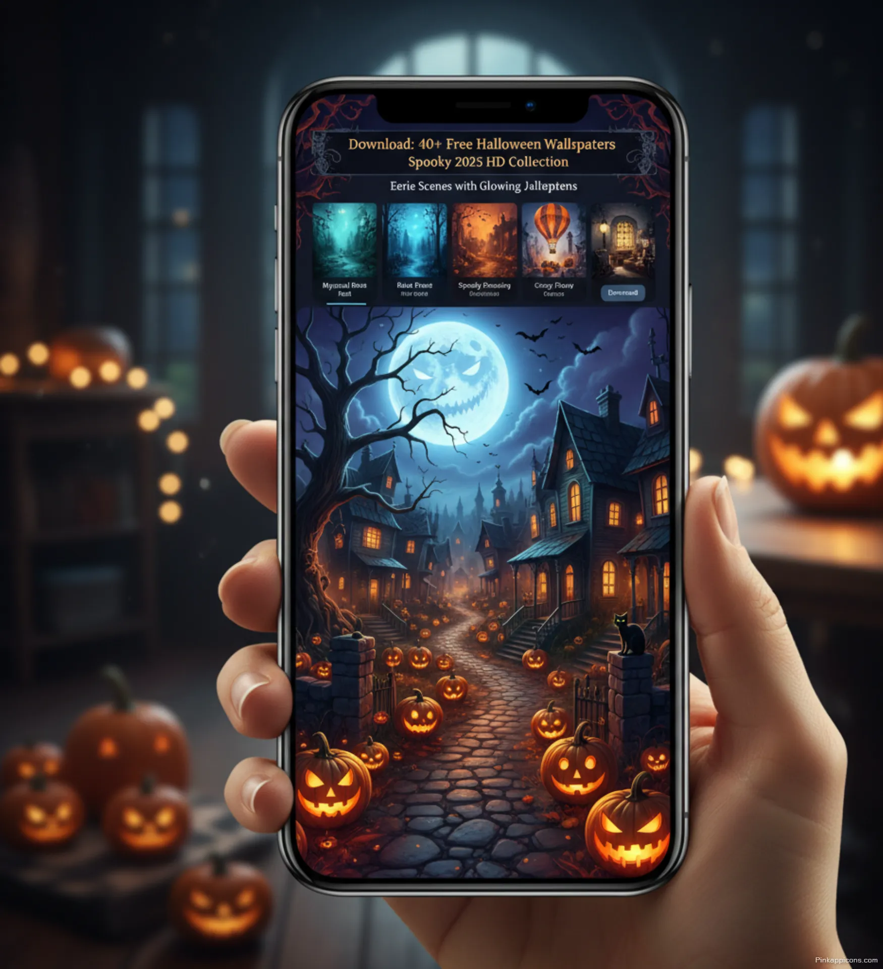 Download 40+ Free Halloween Wallpapers Spooky 2025 HD Collection