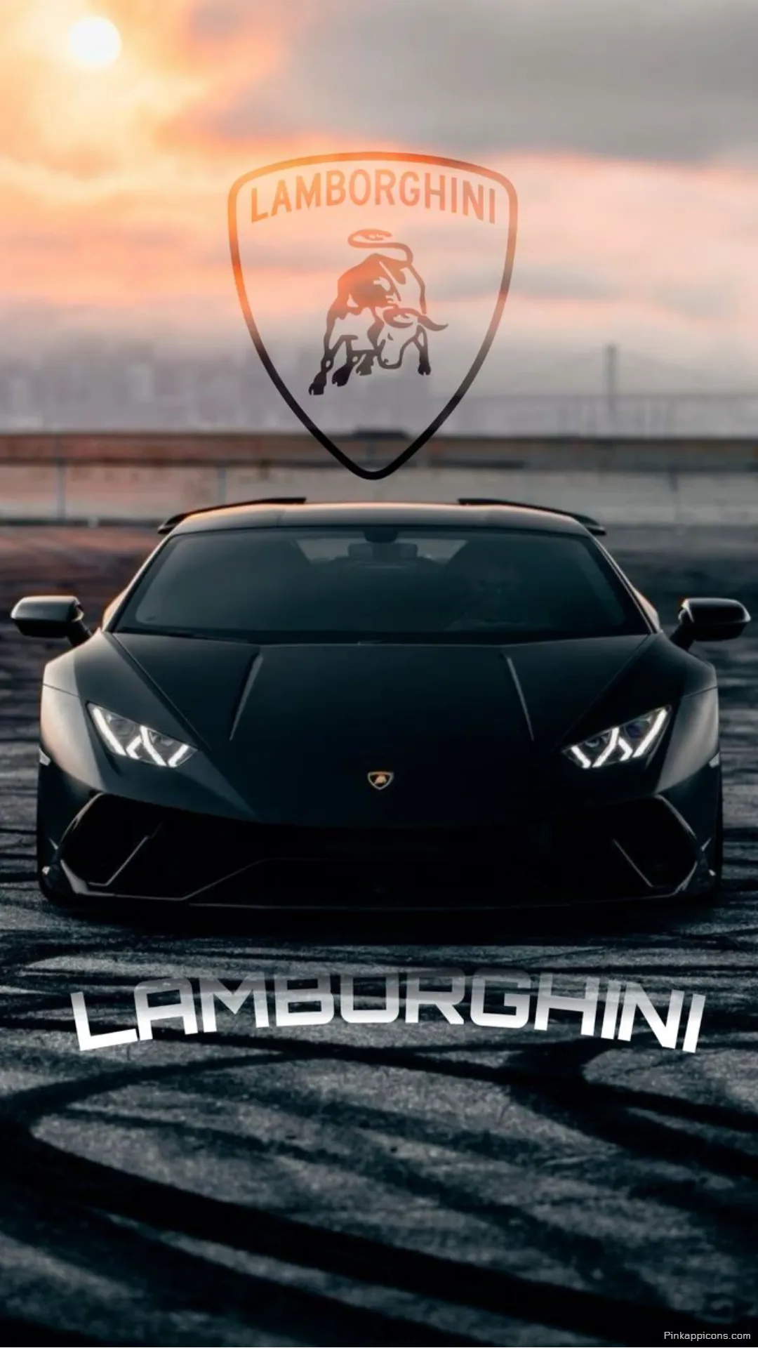 Exclusive Lamborghini Huracan with Logo wallpaper A symbol of speed and luxury perfect for your phones display wallpaper Exclusive Lamborghini Huracán with Logo wallpaper A symbol of speed and luxury, perfect for your phone’s display wallpaper
