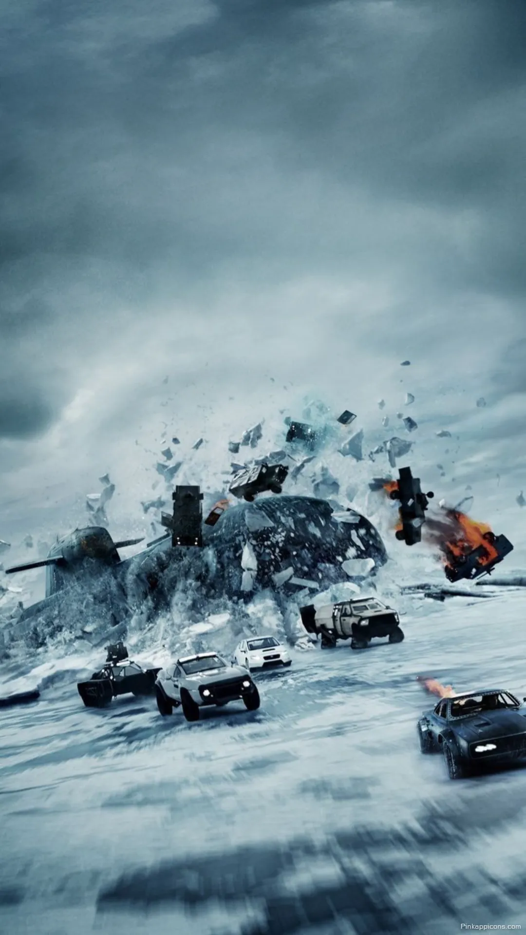 Explosive Fast and Furious 8 ice chase fast and furious wallpaper for your action packed phone screen Explosive Fast and Furious 8 ice chase fast and furious wallpaper for your action-packed phone screen.