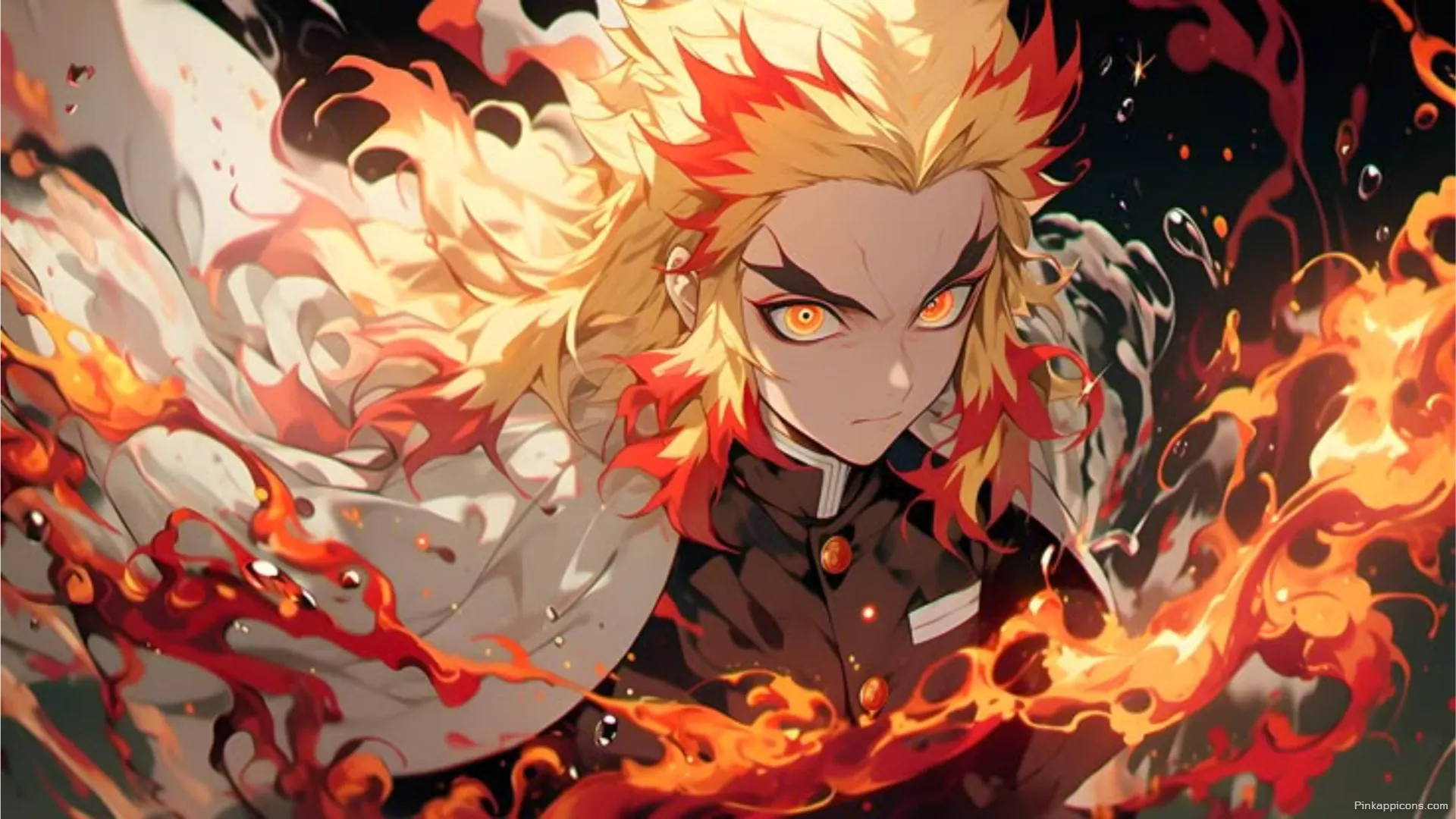 Fiery Rengoku Laptop Anime Wallpaper Dynamic Flame Hashira Design for Your Screen Fiery Rengoku Laptop Anime Wallpaper Dynamic Flame Hashira Design for Your Screen
