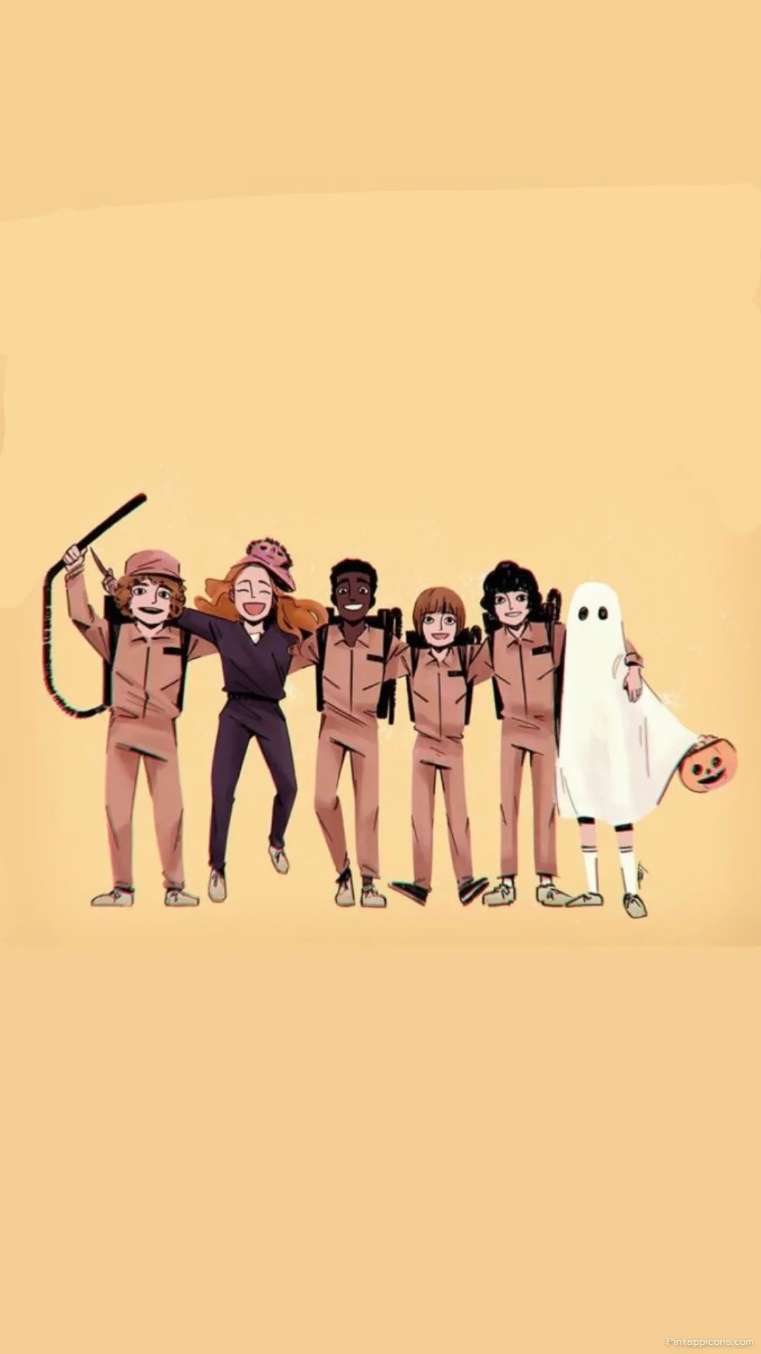 Iconic Ghostbusters Gang Stranger Things Wallpaper for Phone Perfect Halloween Fun with the Hawkins Crew Iconic Ghostbusters Gang Stranger Things Wallpaper for Phone Perfect Halloween Fun with the Hawkins Crew.