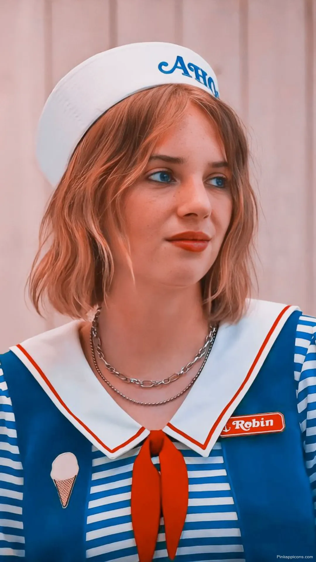 Iconic Robin Buckley Stranger Things Wallpaper for Phone Scoops Ahoy Uniform in Vibrant Detail for Fans Iconic Robin Buckley Stranger Things Wallpaper for Phone Scoops Ahoy Uniform in Vibrant Detail for Fans.