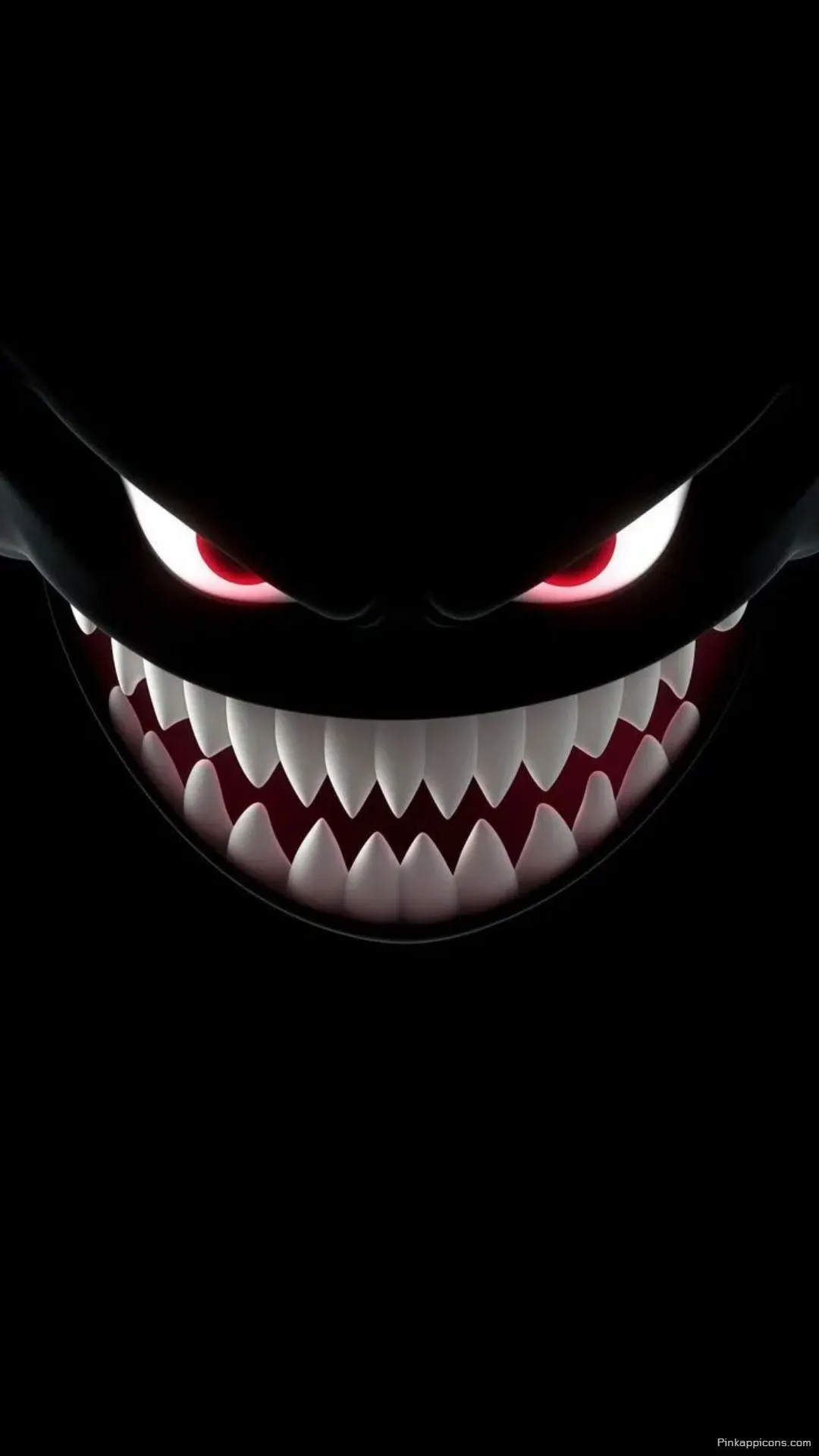 Intense Glowing Red Eyes and Ferocious Monster Teeth on Black an Ominous Eye Wallpaper 4K for Your Phone Intense Glowing Red Eyes and Ferocious Monster Teeth on Black, an Ominous Eye Wallpaper 4K for Your Phone.