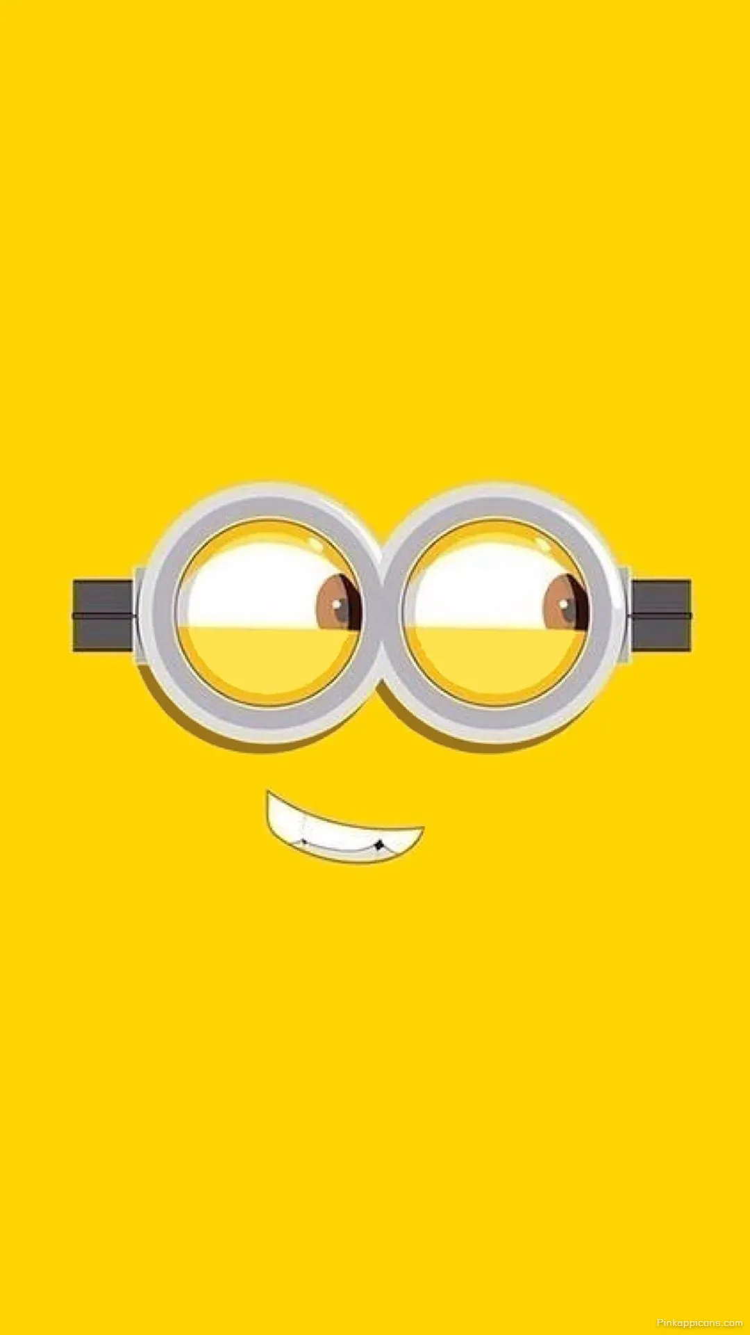 Minions playful goggles and smile on vibrant yellow a fun cartoon eye wallpaper 4K for your phone Minion’s playful goggles and smile on vibrant yellow, a fun cartoon eye wallpaper 4K for your phone.
