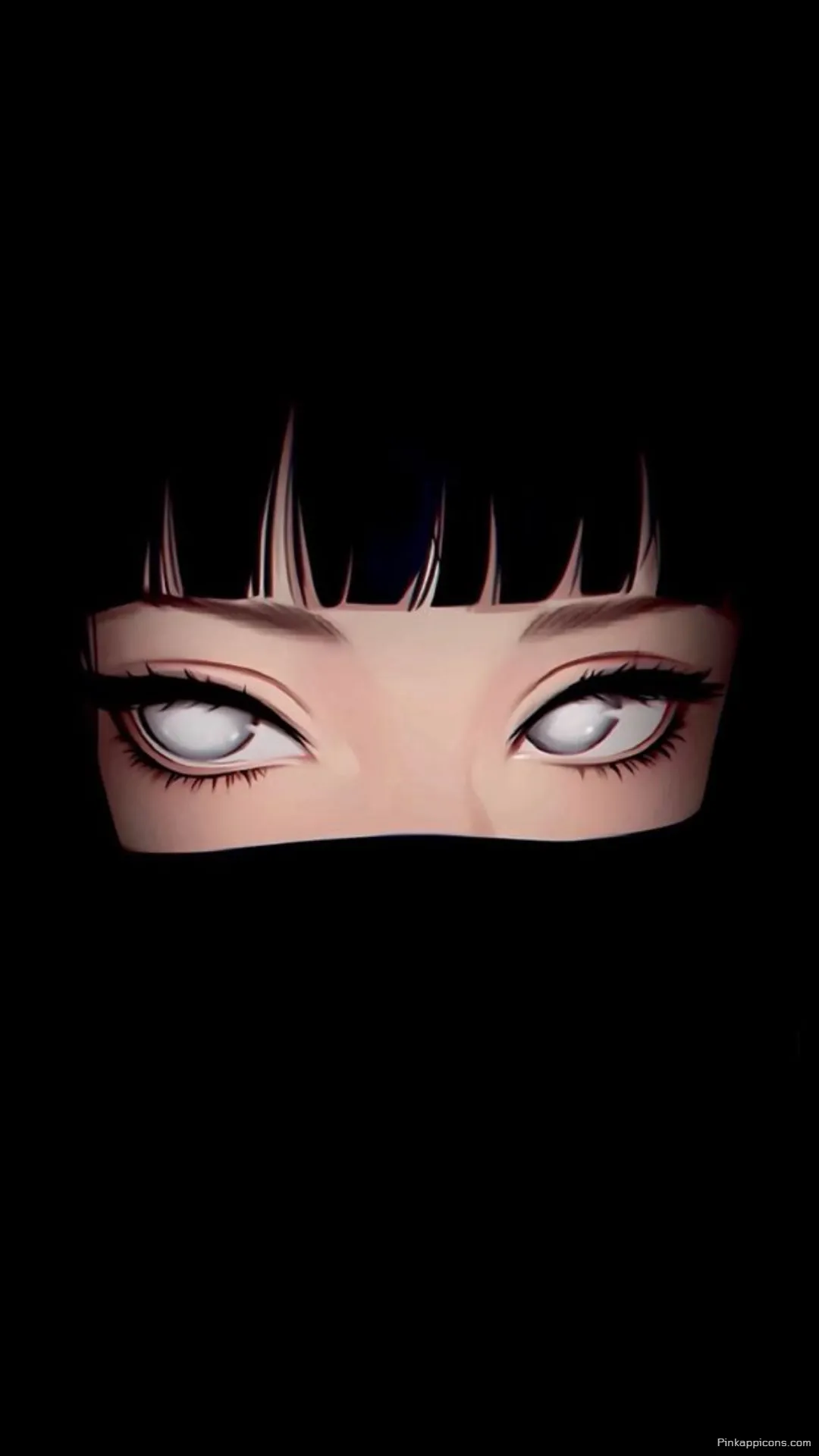 Mysterious White Anime Eyes Peeking from Darkness a Captivating Eye Wallpaper 4K for Your Phone Mysterious White Anime Eyes Peeking from Darkness, a Captivating Eye Wallpaper 4K for Your Phone.