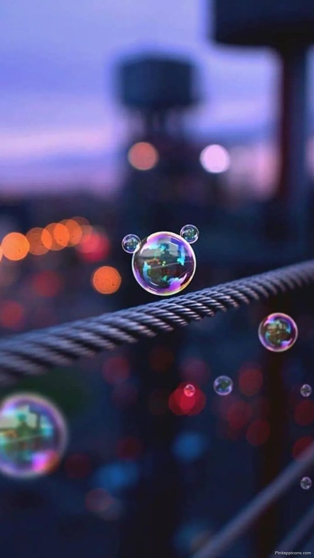 Playful Bubbles Blurry Wallpapers Magical City Lights Bokeh on Rope Phone Background Playful Bubbles Blurry Wallpapers Magical City Lights Bokeh on Rope Phone Background.