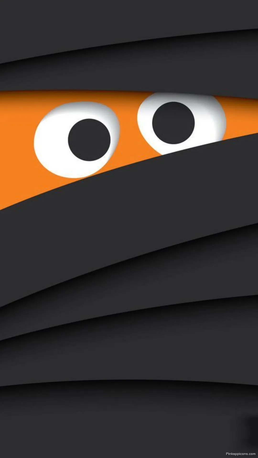 Playful peeking eyes in orange and dark grey layers a fun eye wallpaper 4K for your phone Playful peeking eyes in orange and dark grey layers a fun eye wallpaper 4K for your phone.