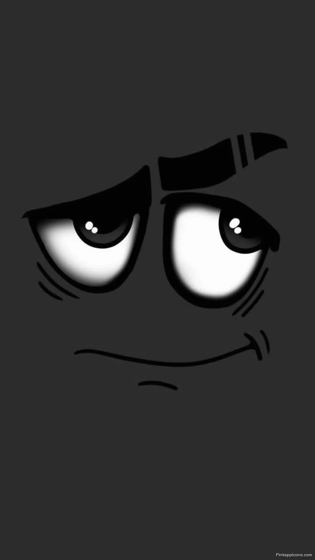 Tired Gaze Relatable and funny cartoon eyes on a dark background a cool eye wallpaper 4K for your phone Tired Gaze Relatable and funny cartoon eyes on a dark background, a cool eye wallpaper 4K for your phone.
